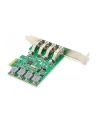 digitus Karta rozszerzeń (Kontroler) USB 3.0 PCI Express 4xUSB 3.0 Low Profile Chipset: VL805 - nr 24