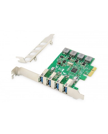 digitus Karta rozszerzeń (Kontroler) USB 3.0 PCI Express 4xUSB 3.0 Low Profile Chipset: VL805