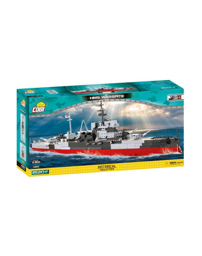 COBI 4820 Historical Collection WWII HMS WARSPITE 1515 klocków główny