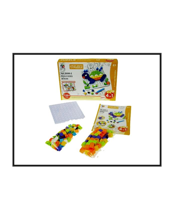 hipo Układanka puzzle Ocean 4w1 128 części 6990-2 główny