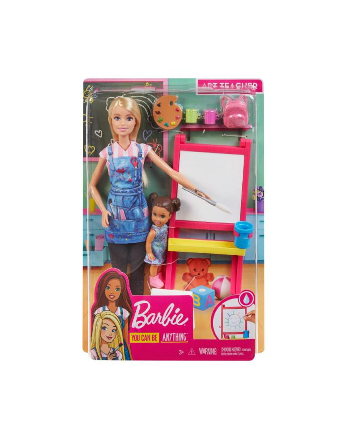 Barbie Lalka I can be Kariera GJM29 DHB63 Szkoła malowania MATTEL główny