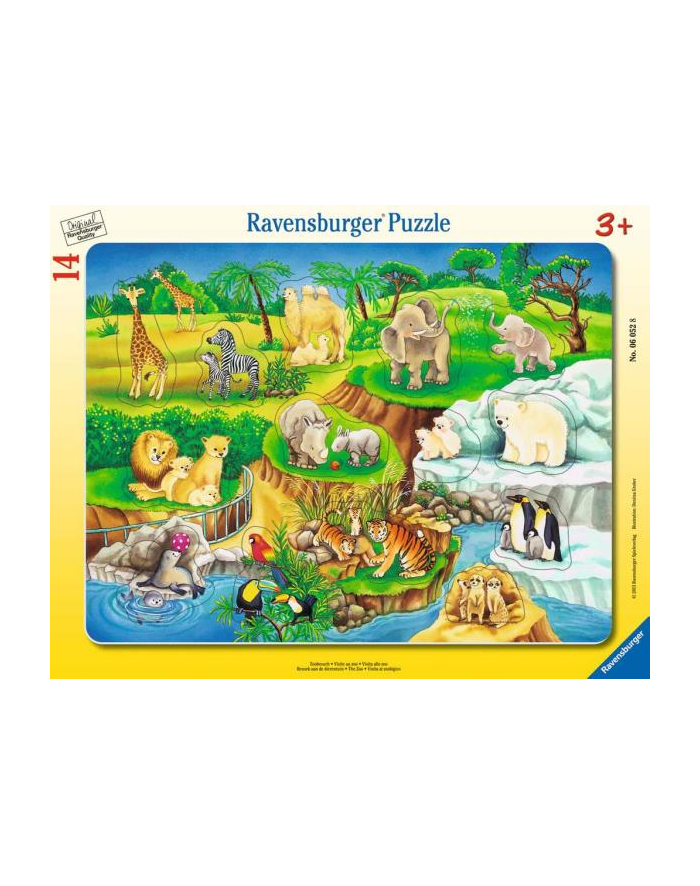 ravensburger Puzzle ramkowe 14el. ZOO 060528 główny