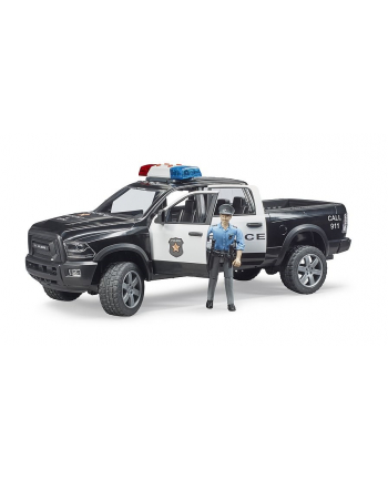 Dodge RAM 2500 Power Wagon jako auto policji USA z figurką policjanta 02505 BRUDER