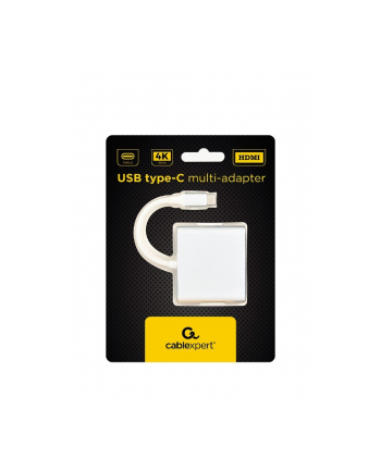 gembird Adapter USB typ C srebrny