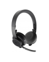 logitech Zestaw słuchawkowy Zone Wireless UC Graphite   981-000914 - nr 30