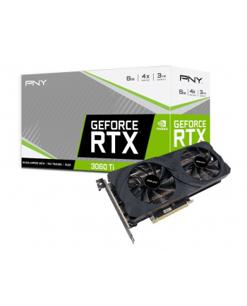 pny Karta graficzna GeForce RTX 3060 Ti 8GB DUAL FAN