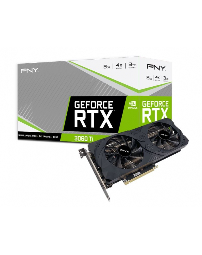 pny Karta graficzna GeForce RTX 3060 Ti 8GB DUAL FAN główny