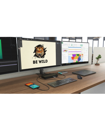 i-tec Stacja dokująca Thunderbolt 3 1xDP 1xHDMI 1xTB3 1xGLAN 1xUSB-C 1xUSB 3.1 Gen2 4xUSB 3.0 1xSD Cardreader 1x Audio/Mic 96W PD