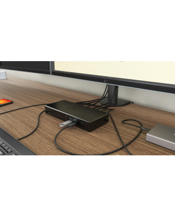 i-tec Stacja dokująca Thunderbolt 3 1xDP 1xHDMI 1xTB3 1xGLAN 1xUSB-C 1xUSB 3.1 Gen2 4xUSB 3.0 1xSD Cardreader 1x Audio/Mic 96W PD