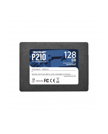patriot Dysk SSD 128GB P210 450/430 MB/s SATA III 2.5