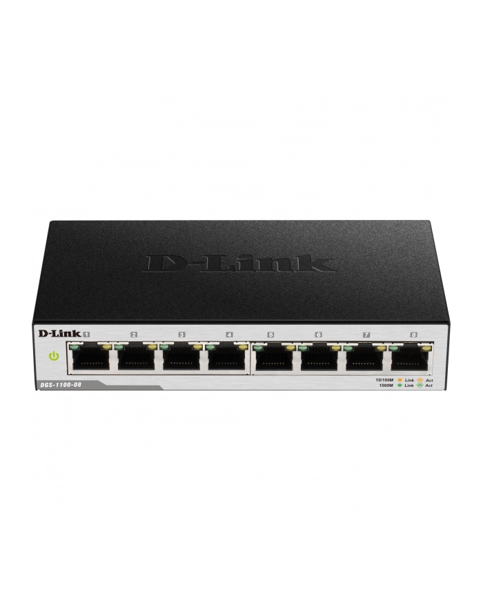 d-link Przełącznik Smart DGS-1100-08V2 8xGE główny