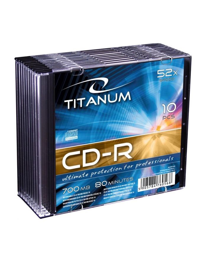 CD-R ESPERANZA TITANUM 700MB/80min - Slim 10 52X główny