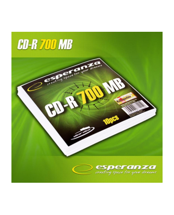 CD-R Esperanza 700MB/80MIN 52xSpeed (Koperta 10szt)