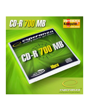 CD-R Esperanza 700MB/80MIN 52xSpeed (Koperta 10szt)