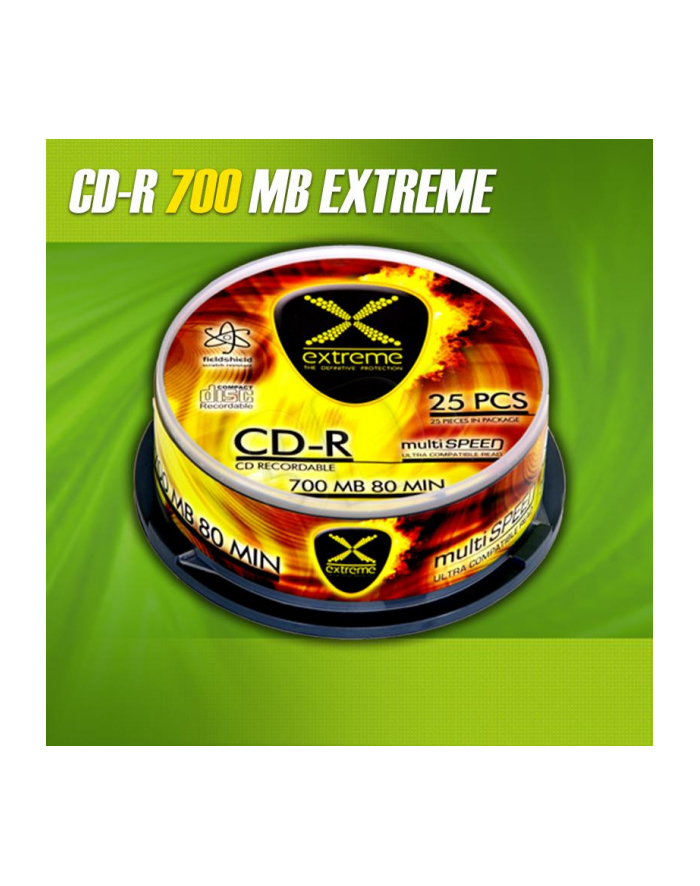 CD-R Extreme 700MB/80MIN 52xSpeed (Cake 25szt) główny