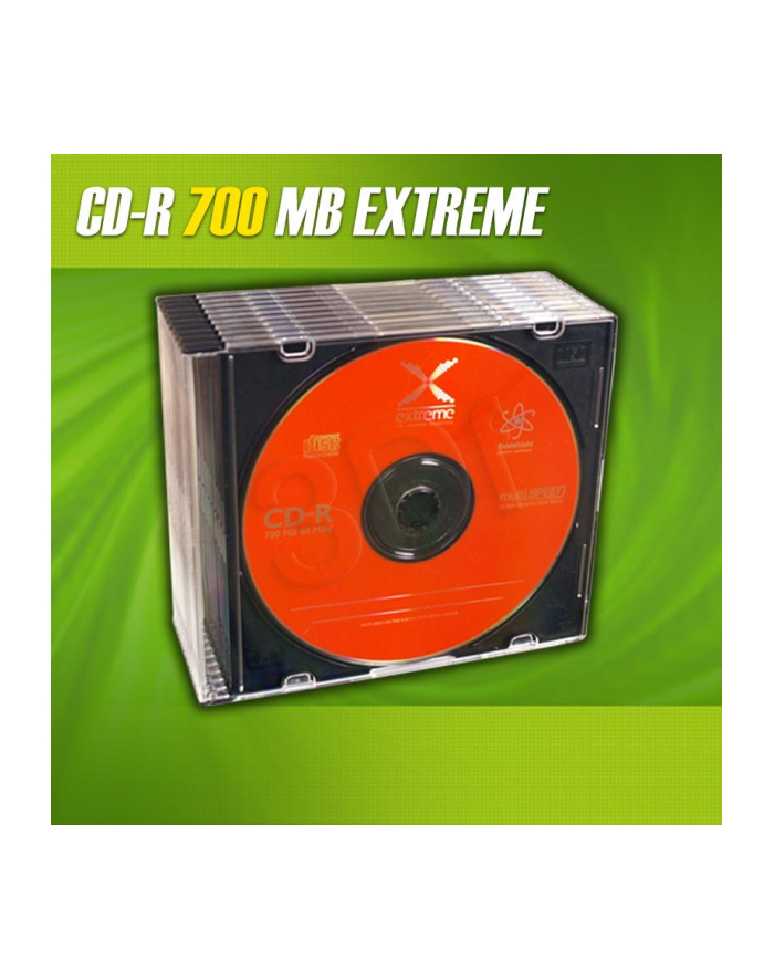 CD-R EXTREME 700MB/80MIN SLIM 10SZT 52X główny