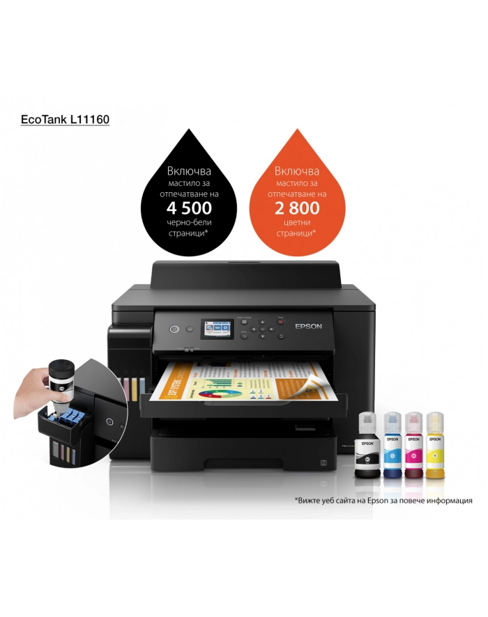 epson Drukarka L11160 ITS A3+/(W)LAN/3.8pl/32ppm główny