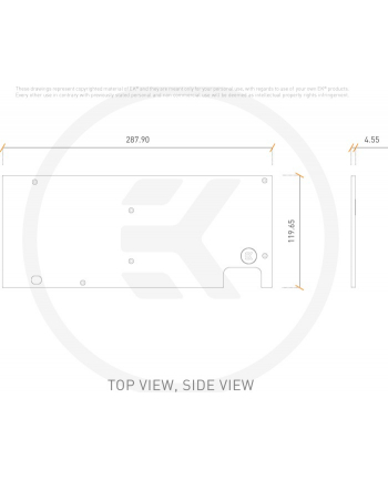 EK Water Blocks EK-Quantum Vector Strix RX 5700 +XT Backplate - czarny