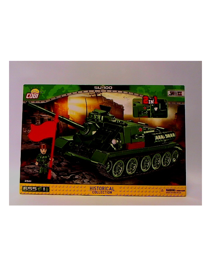 COBI 2541 Historical Collection WWII Samobieżne działo SU-100 646 klocków główny