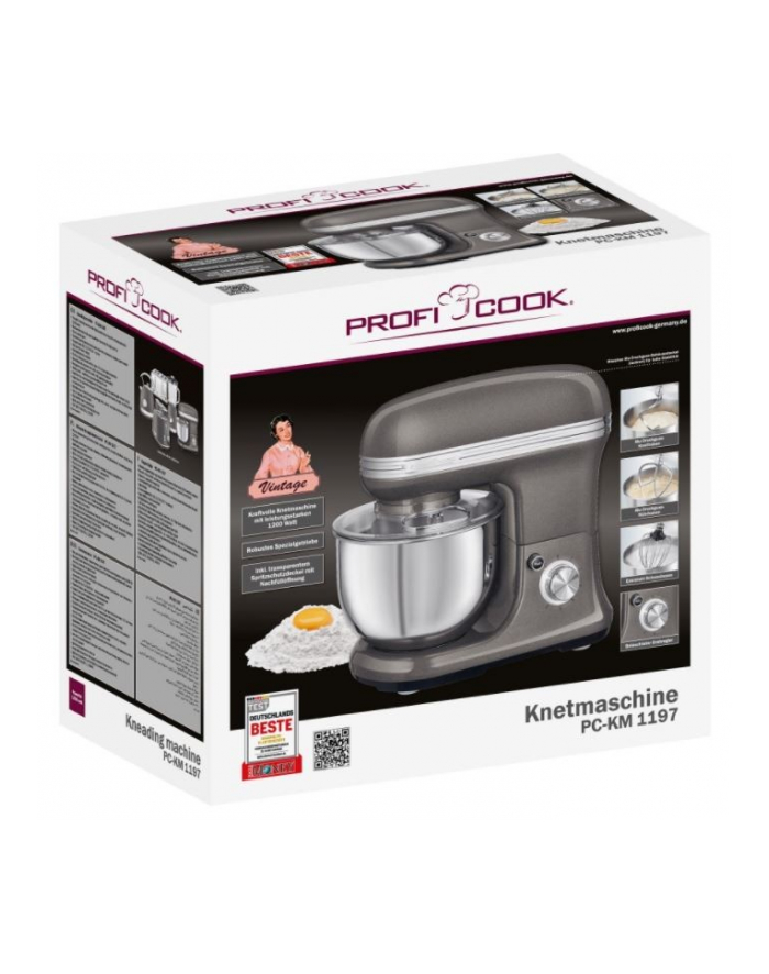 profi cook Robot kuchenny 1200W antracyt  PC-KM 1197 główny