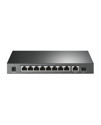 TP-LINK 10-Port Gigabit PoE+ Switch 8 Gigabit PoE+ Ports 1 Gigabit RJ45 Ports and 1 Gigabit SFP Slots 802.3at/af 63W PoE Power