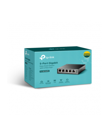 tp-link Przełącznik SG105PE Switch Smart 5xGb (4xPoE+)