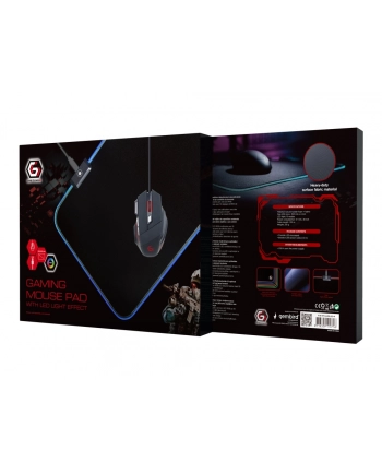 gembird Podkładka pod mysz LED rozmiar M