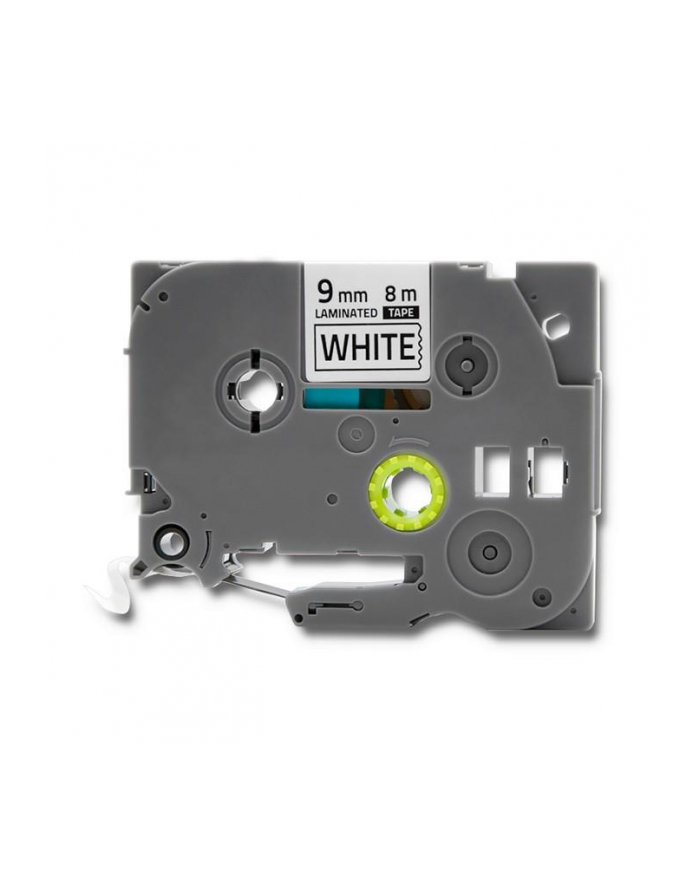 QOLTEC Tape for BROTHER TZe-221 9mm x 8m White / Black overprint główny