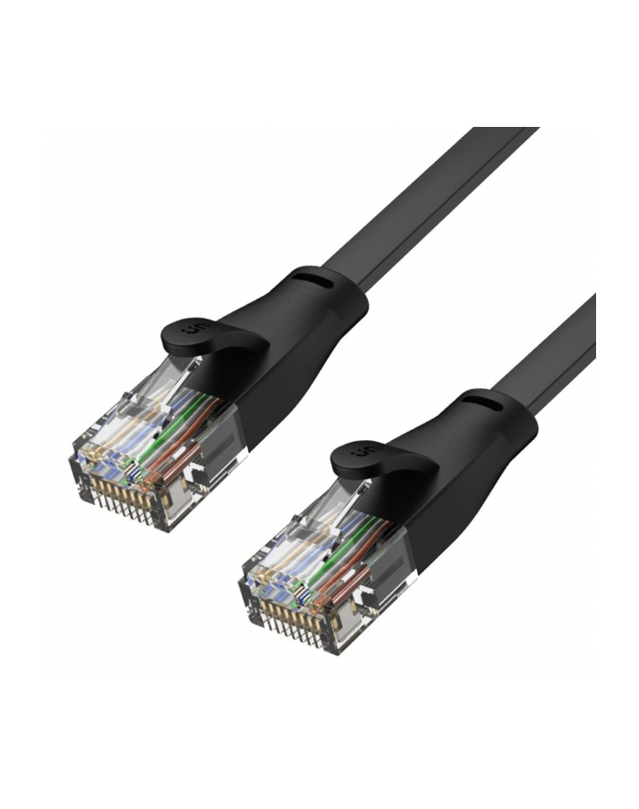 UNITEK C1809GBK Ethernet Cable FLAT UTP Ethernet Cat.6 1m główny