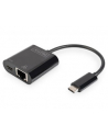 DIGITUS USB Type-C Gigabit Ethernet Adapter with Power Delivery Support - nr 25