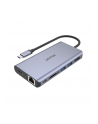 UNITEK D1056A Hub USB-C 2x USB 3.1 HDMI DP RJ45 SD Reader - nr 2