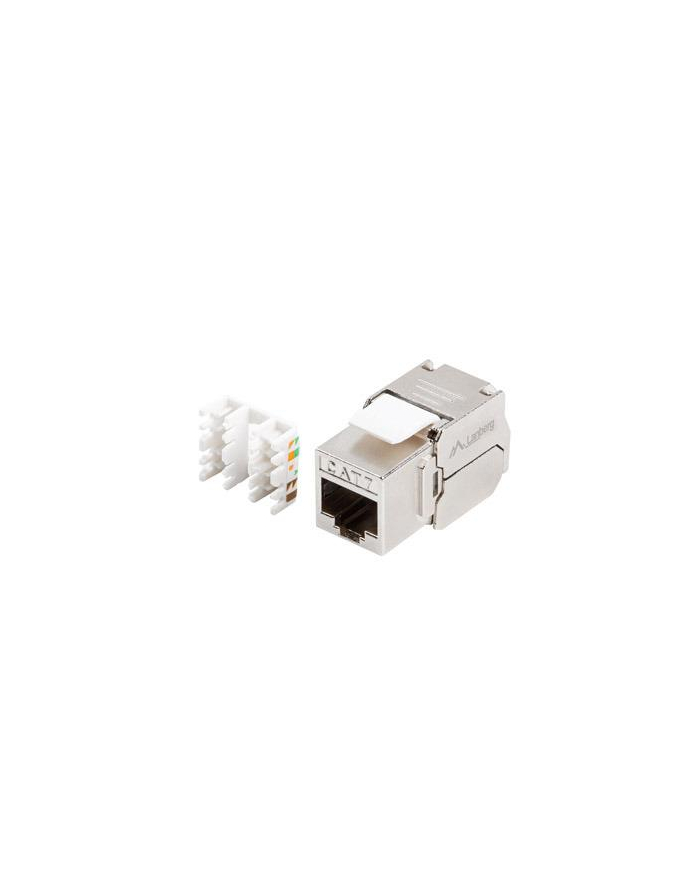 LANBERG keystone tool-less module RJ45 180 deg. FTP cat.7 główny