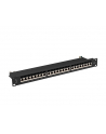 LANBERG patch panel 24 port 1U cat.7 FTP black - nr 11