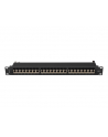 LANBERG patch panel 24 port 1U cat.7 FTP black - nr 14