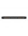 LANBERG patch panel 24 port 1U cat.7 FTP black - nr 19