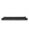 LANBERG patch panel 24 port 1U cat.7 FTP black - nr 1