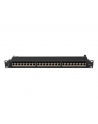 LANBERG patch panel 24 port 1U cat.7 FTP black - nr 20