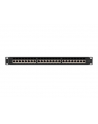 LANBERG patch panel 24 port 1U cat.7 FTP black - nr 4