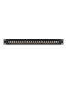 LANBERG patch panel 24 port 1U cat.7 FTP black - nr 9