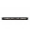 LANBERG patch panel 24 port 1U cat.7 FTP black - nr 9