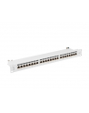 LANBERG patch panel 24 port 1U cat.7 FTP grey - nr 17