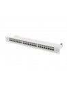 LANBERG patch panel 24 port 1U cat.7 FTP grey - nr 20