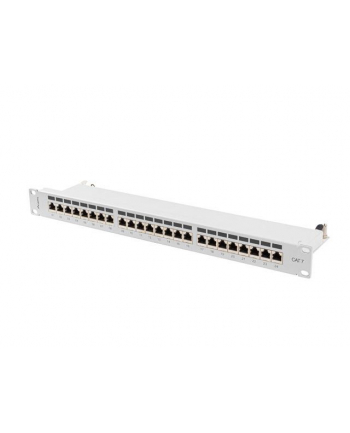 LANBERG patch panel 24 port 1U cat.7 FTP grey