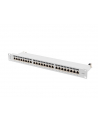 LANBERG patch panel 24 port 1U cat.7 FTP grey - nr 7