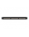 LANBERG patch panel 24 port 1U cat.6A FTP black - nr 13