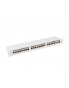 LANBERG patch panel 24 port 1U cat.6A FTP grey - nr 10