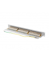 LANBERG patch panel 24 port 1U cat.6A FTP grey - nr 12