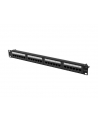 LANBERG patch panel 24 port 1U cat.6A UTP black - nr 12