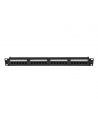 LANBERG patch panel 24 port 1U cat.6A UTP black - nr 15