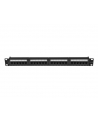 LANBERG patch panel 24 port 1U cat.6A UTP black - nr 15